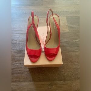 Bcbg 4” heel dark orange size 10